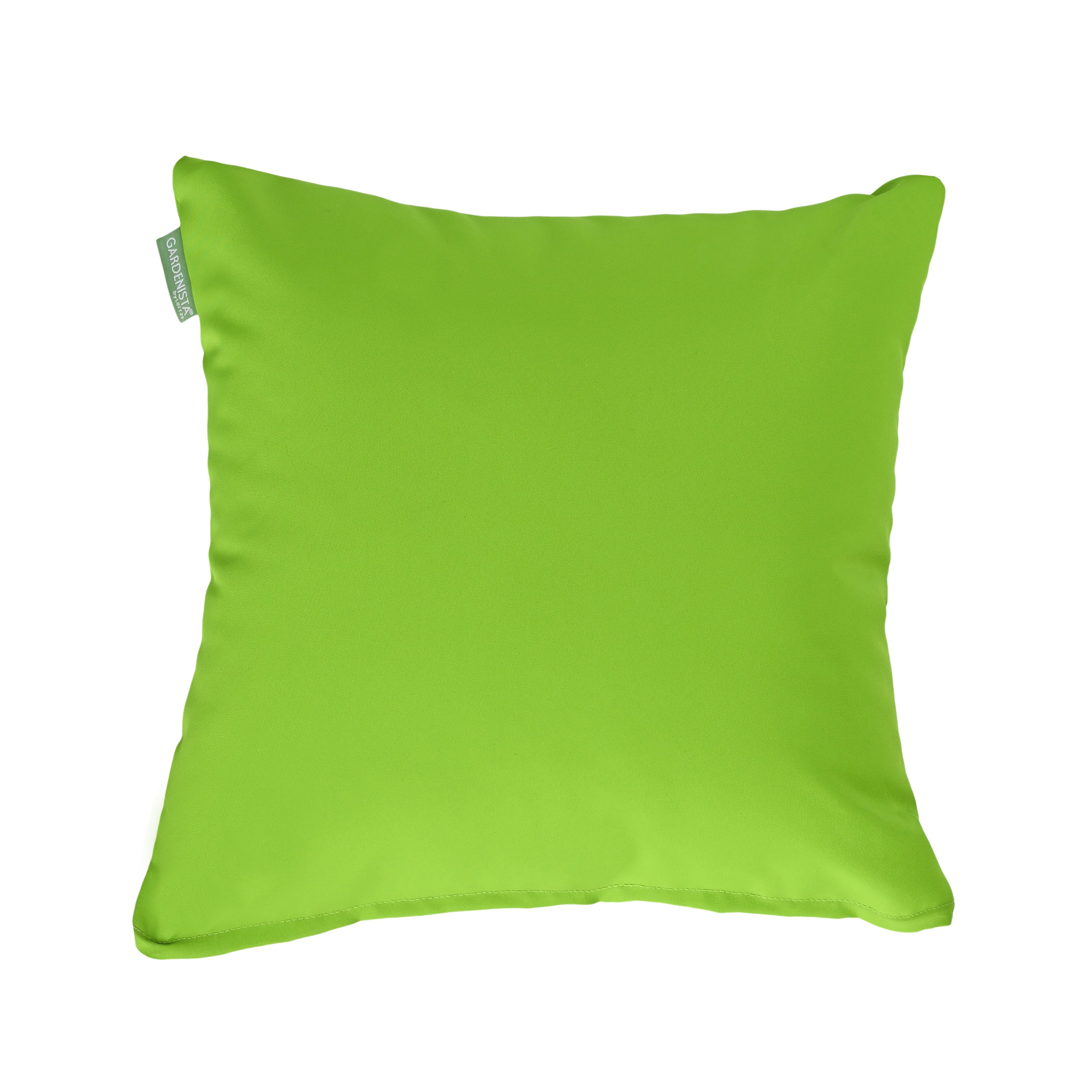 Water Resistant Outdoor Scatter Cushions Garden Furniture Decorative Pillows - Lime / Pack of 1