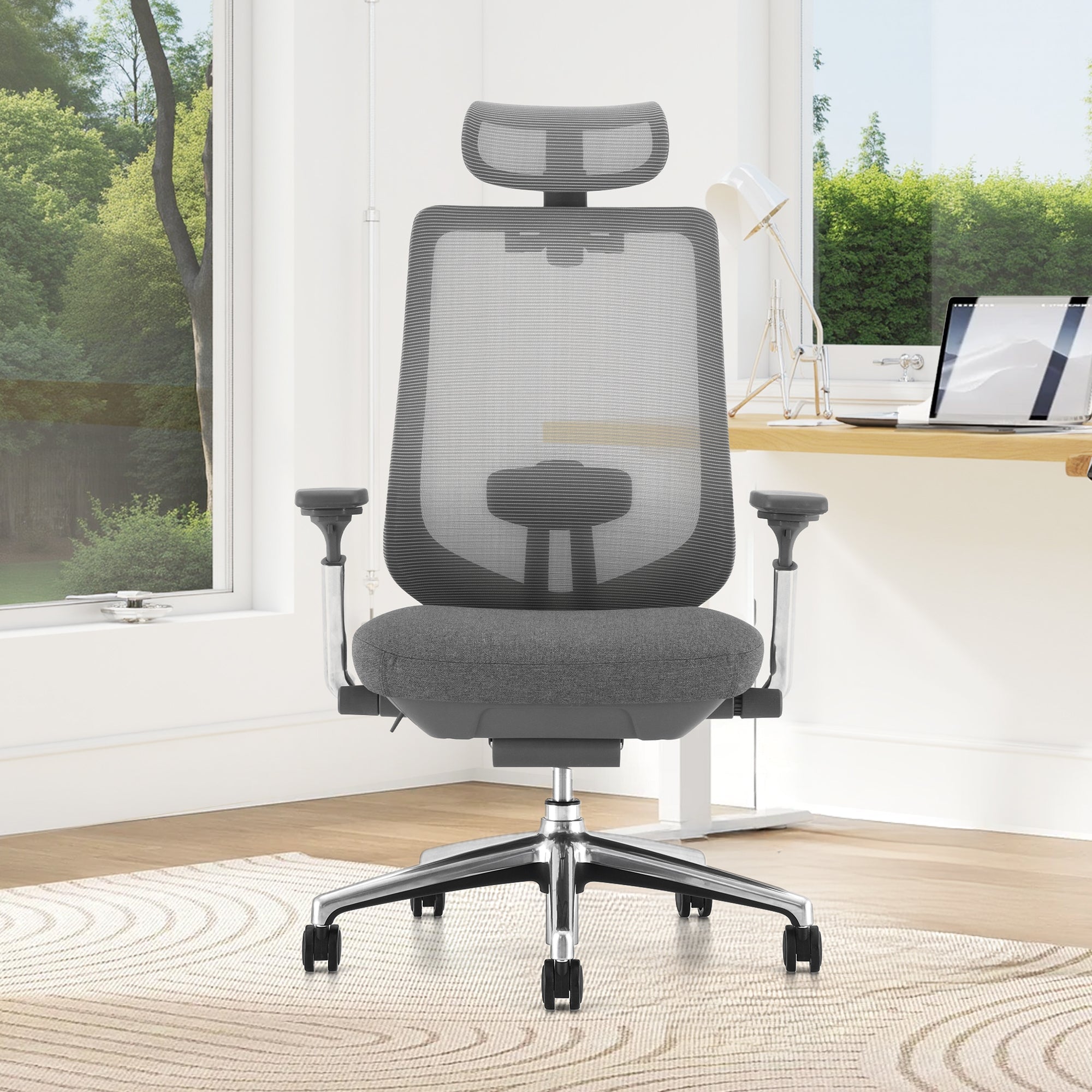 COLAMY ATLAS Ergonomic High Back Mesh Office Chair | BIFMA Certified - Dark Gray
