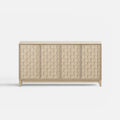COLAMY PIXEL Sideboard Cabinet with Storage - Oak