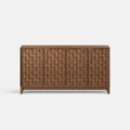 COLAMY PIXEL Sideboard Cabinet with Storage - Walnut