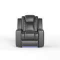 COLAMY SERENO Full-Power Adjustable Recliner Sofa - Black