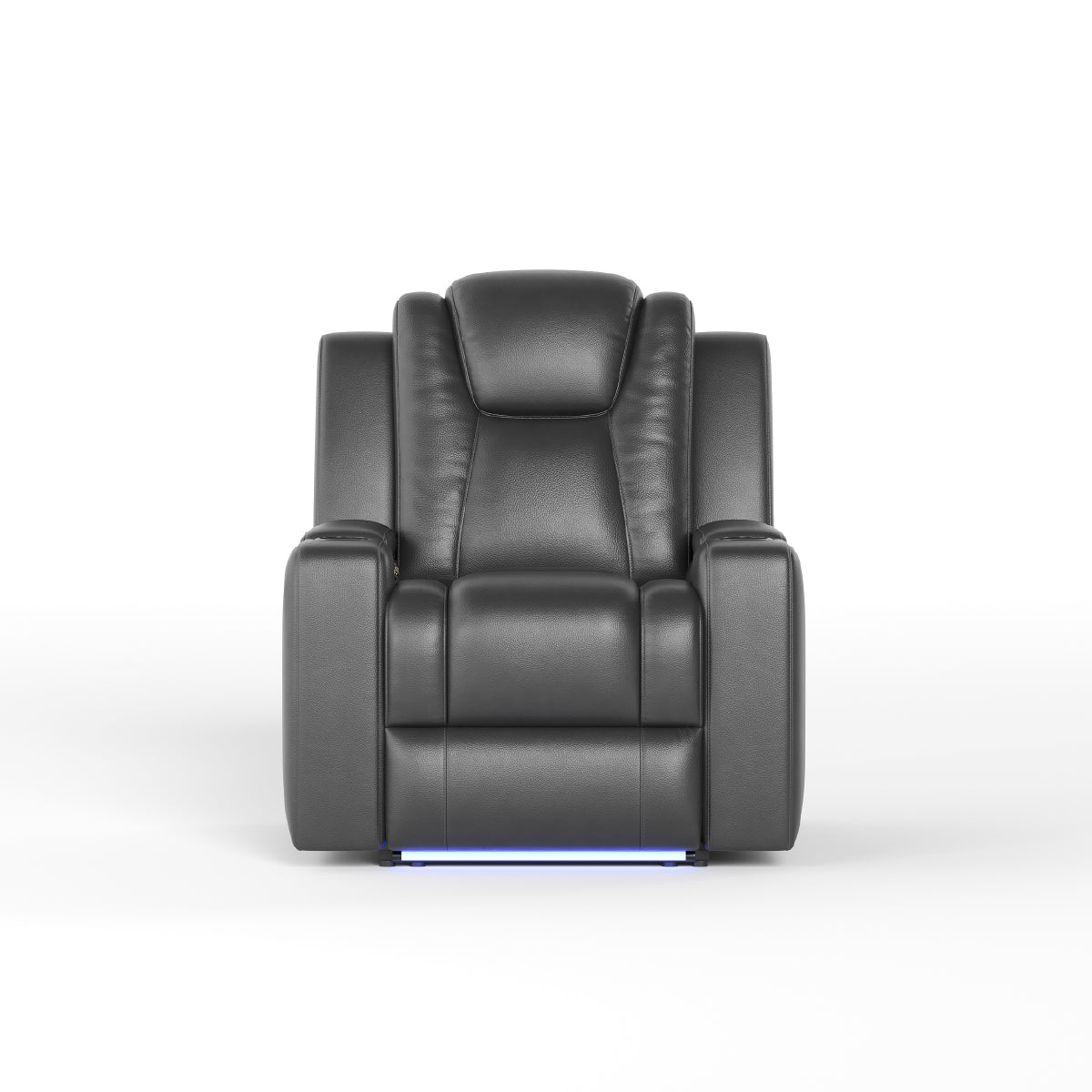 COLAMY SERENO Full-Power Adjustable Recliner Sofa - Black