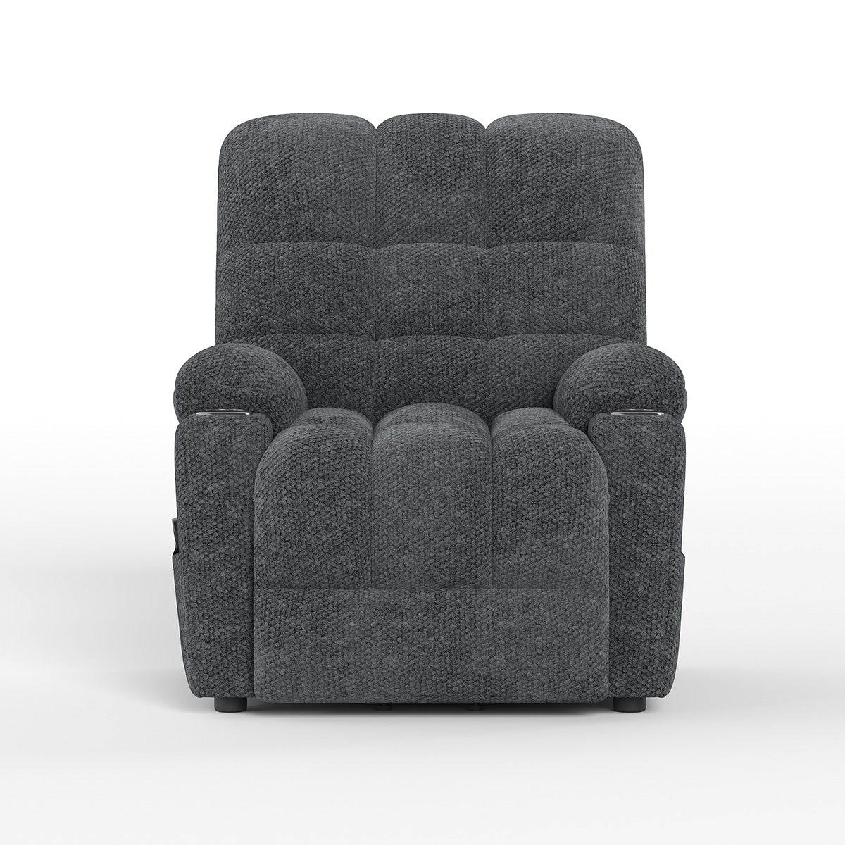 COLAMY SERENE Power Lift Recliner Massage Chair - Dark Gray