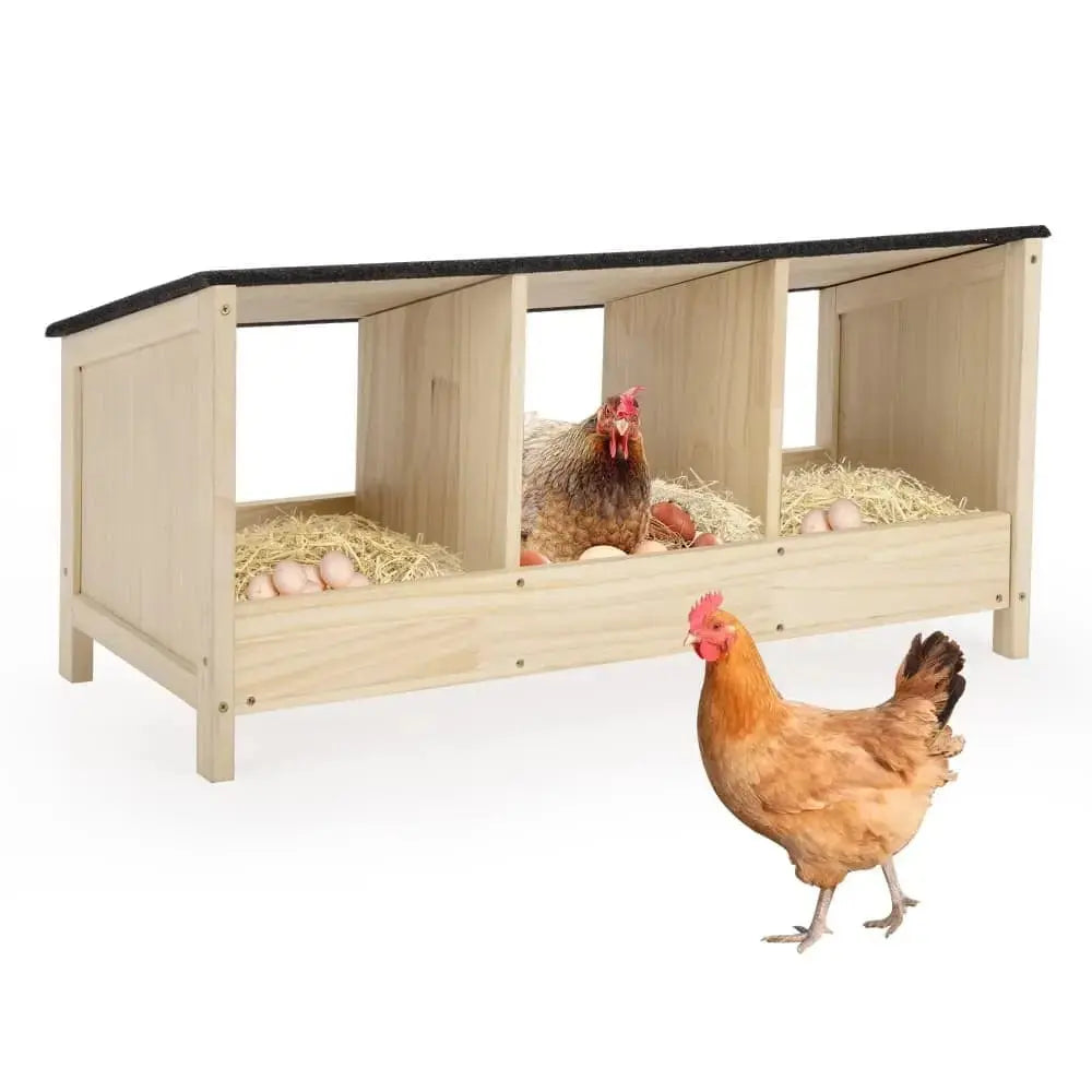 Coziwow 3 Compartment Chicken Nesting Box