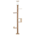 Coziwow 87-111''H Floor-to-Ceiling Cat Tree Scratching Post