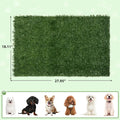 Coziwow 30"×20" Artificial Grass Pee Pad for Dogs - Pet Grass Pad Replacement Liner (2 Packs)