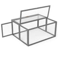 Coziwow 43″L Foldable Wooden Rabbit Cage - Gray