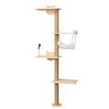 Coziwow 69"H Wall Mounted Cat Climbing Tree