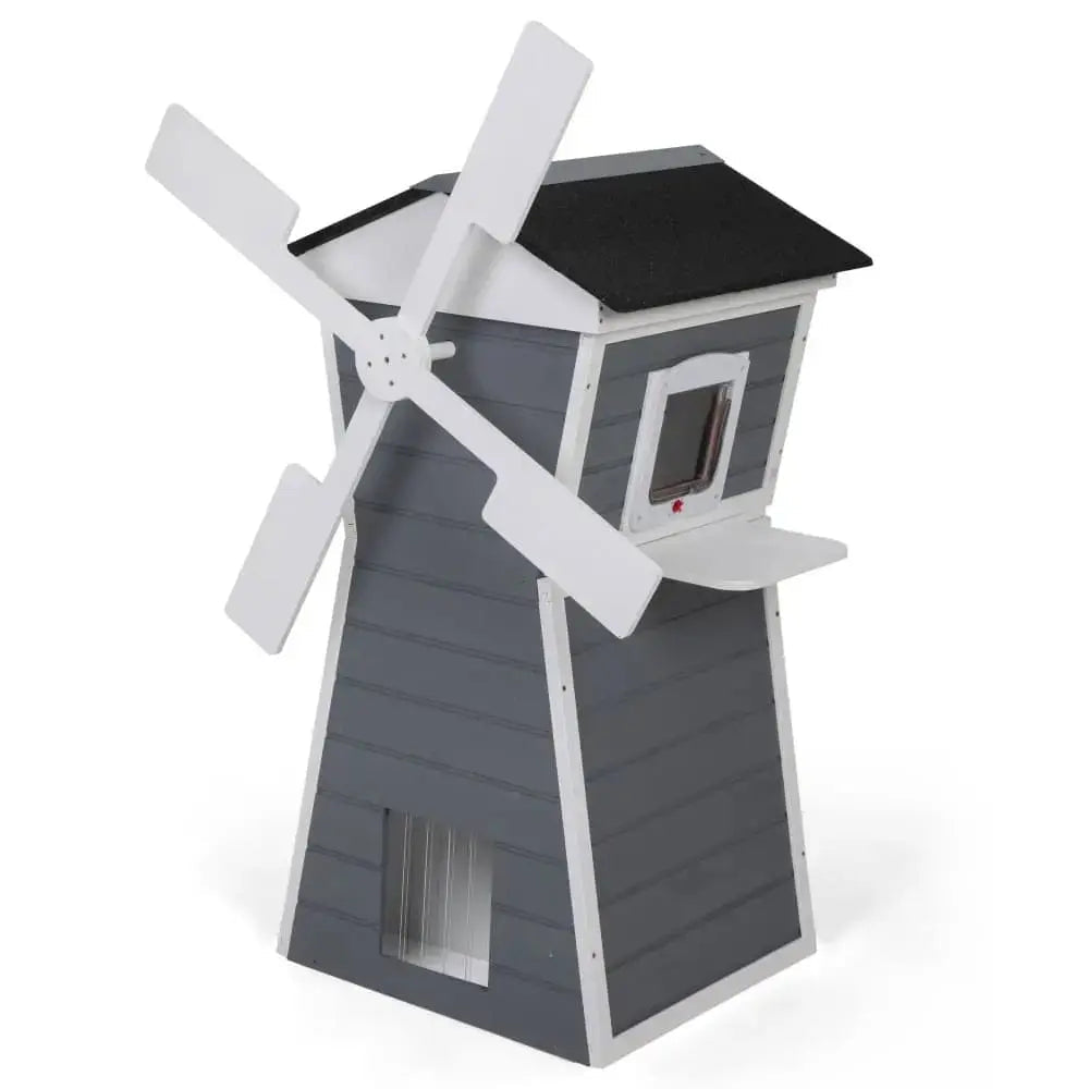 Coziwow 35''L Windmill Outdoor Cat House