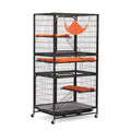 Coziwow 63″H 4-Tier Indoor Metal Cat Cage Crate