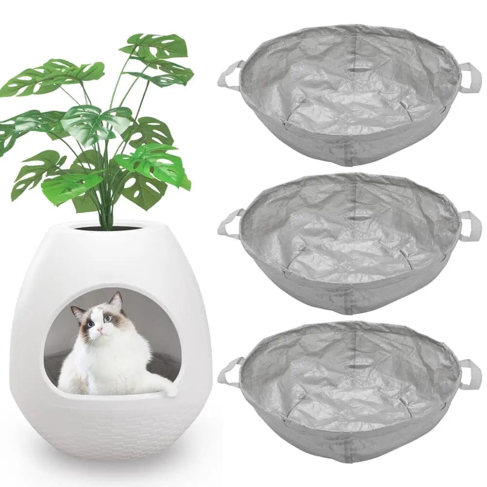 Coziwow Replacement Liners for Eggloa6 Cat Litter Box - 3 PCS