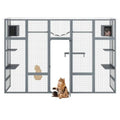 Coziwow 104"L 3-Side Extra Large Catio - Gray