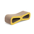 Coziwow 8-Shaped Cat Scratcher Lounge Bed - Yellow