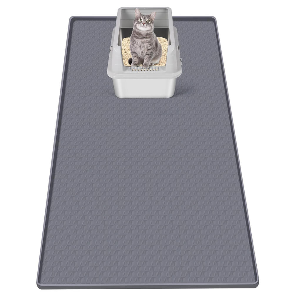 51" x 25.6" Diamond Silicone Mat Litter Trapping Mat - 51"x25.6"