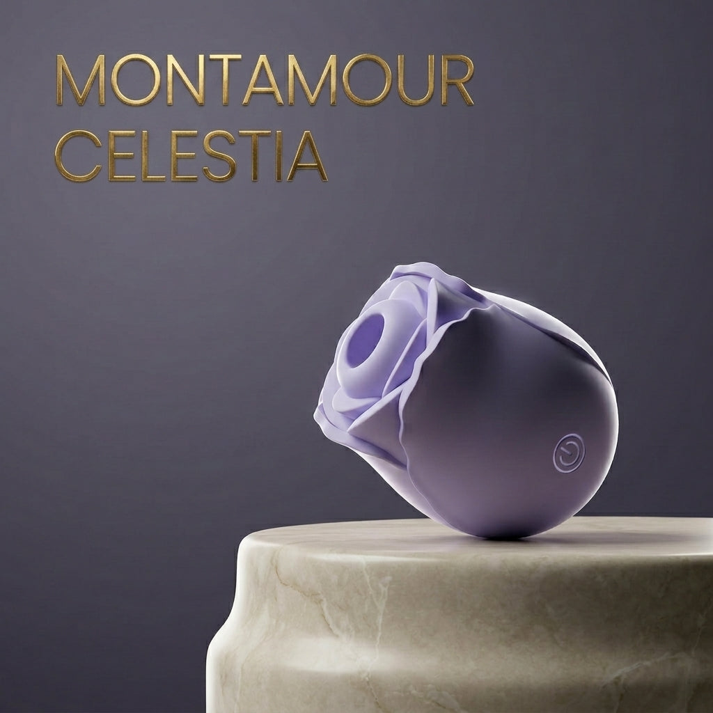 MontAmour Celestia – Luxe Roos Vibrator met Luchtdruk & Vibratie