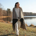 2-in-1 Cordless Wearable Heated Blanket Waist Belt Edition - Charcoal Night / Removable Belt -50"* 60" / 3-5 days delivery