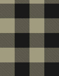 'Check Baby Check' Wallpaper by Wallshoppe - Black / Tan - Removable / 26 in. x 12 ft.
