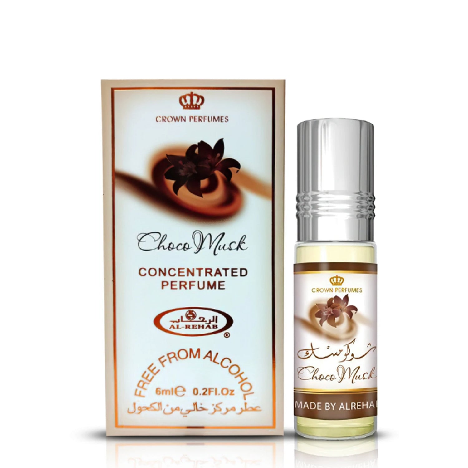 Al-Rehab Choco Musk Roll On - 6 ml Concentrated Perfume Oil