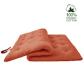 Classic Floor Mattress - Cinnamon / KING:80"L x 76"W / Classic (2.5 IN)-non-removable cover
