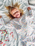 Confetti Crew Neck Pyjamas - 9-10yrs / Confetti / White