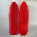 2 PCS Authentic African Exfoliating Net Bath Sponge - 2 PCS Coral Red