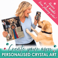 Personalised Crystal Art Canvas Kit - 70x50cm landscape / Mounted
