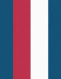 'Cross The Line' Wallpaper by Wallshoppe - Red / White Blue - Traditional / Sample - 8 x 8 in.
