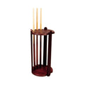 Buffalo Deluxe Round Cue Stand For 9 Cues - Mahogany