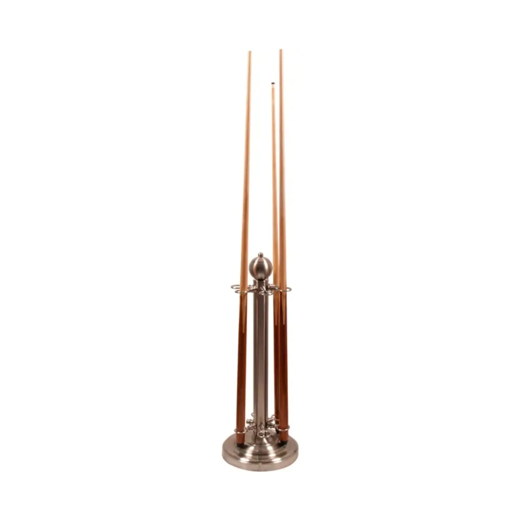Brushed Steel Cue Stand For 6 Cues - Brushed Steel