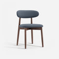 COLAMY NOYA Mid-Century Modern Upholstered Dining Chair - Blue / Set of 6 ($79/pc)