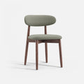 COLAMY NOYA Mid-Century Modern Upholstered Dining Chair - Green / Set of 4 ($79/pc)
