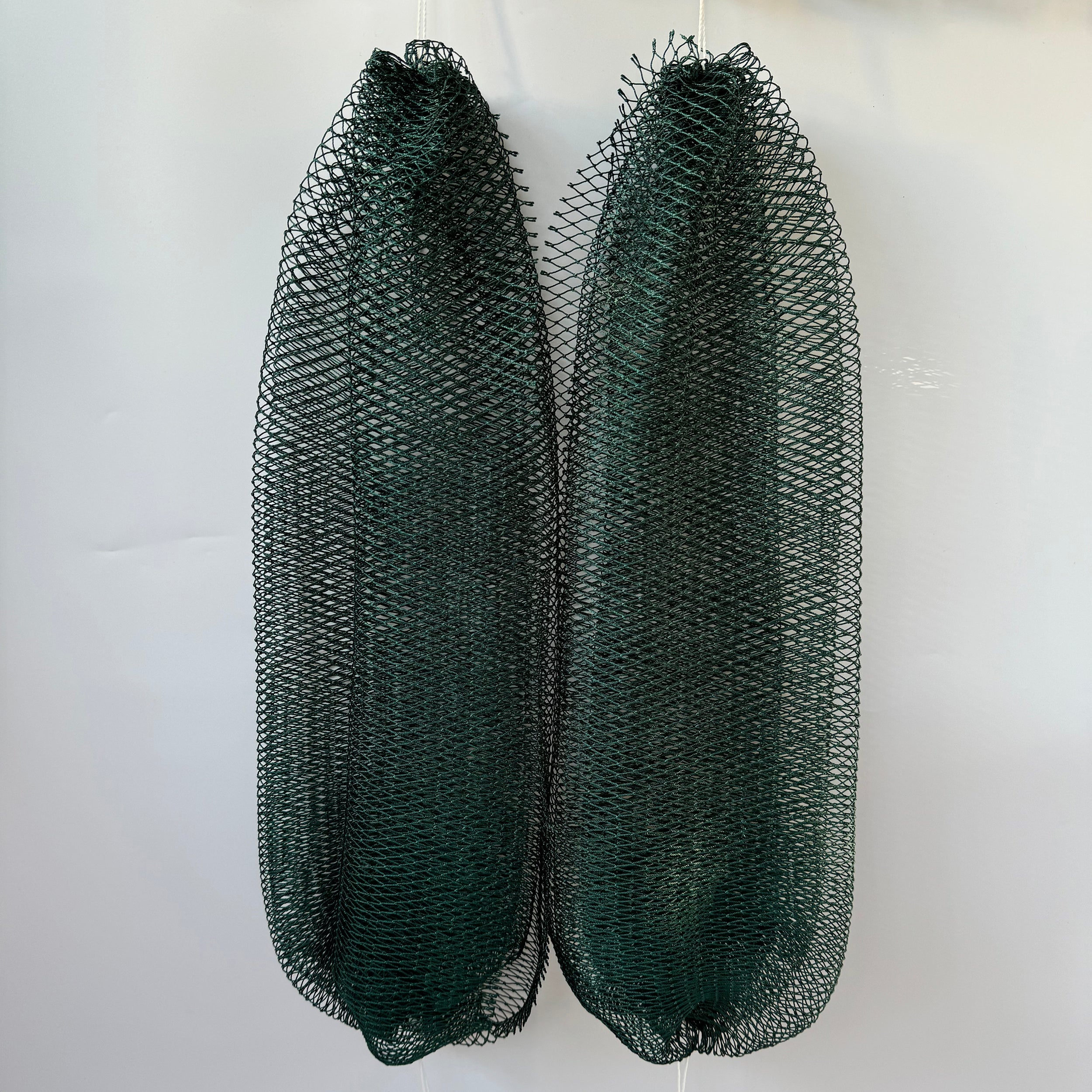 2 PCS Authentic African Exfoliating Net Bath Sponge - 2 PCS Dark Green