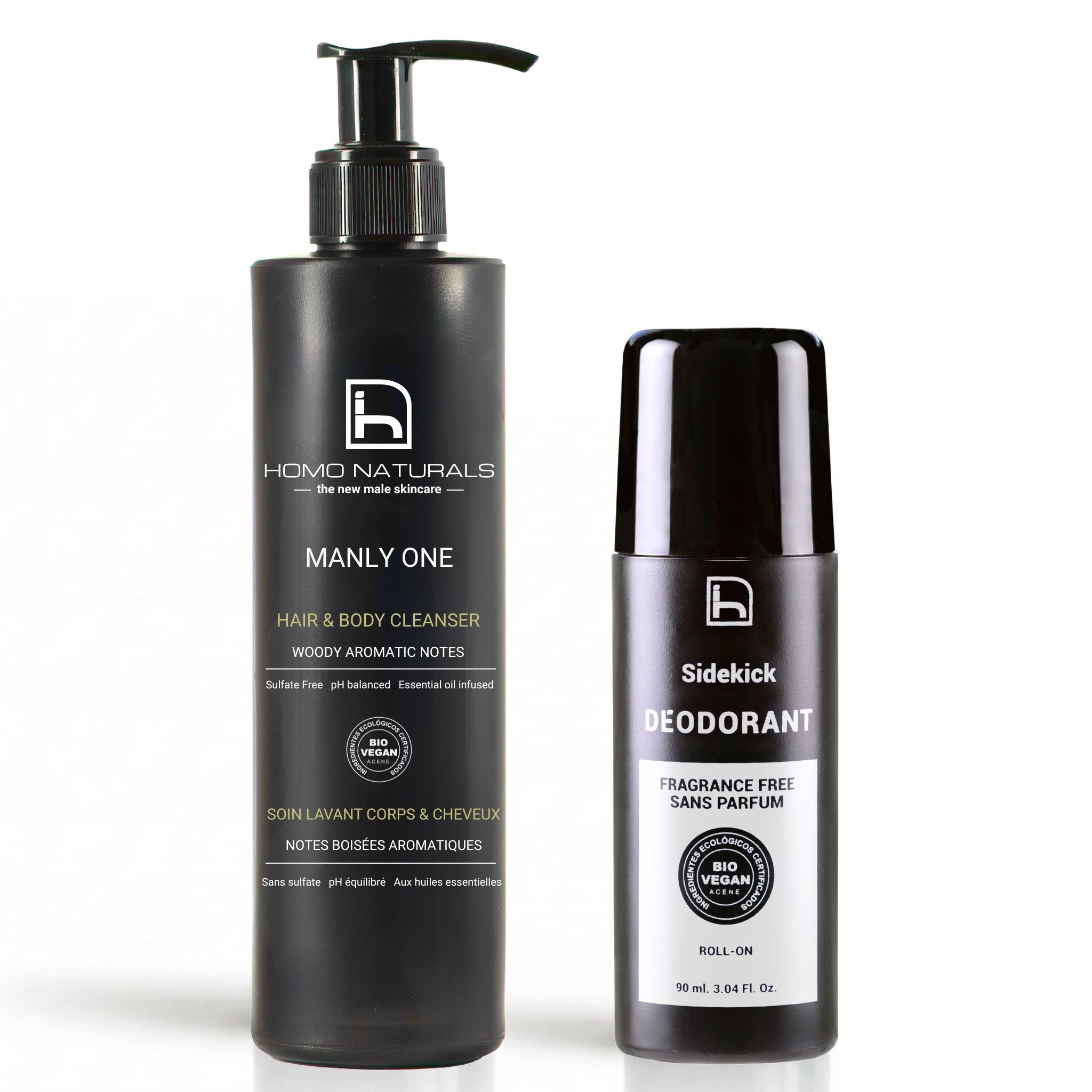 Kit Gel de Ducha + Desodorante - No Fragrance