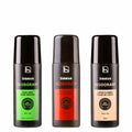 Surtido 3 Desodorantes para Hombre - Menta + Frutos Rojos + Lotus Flower