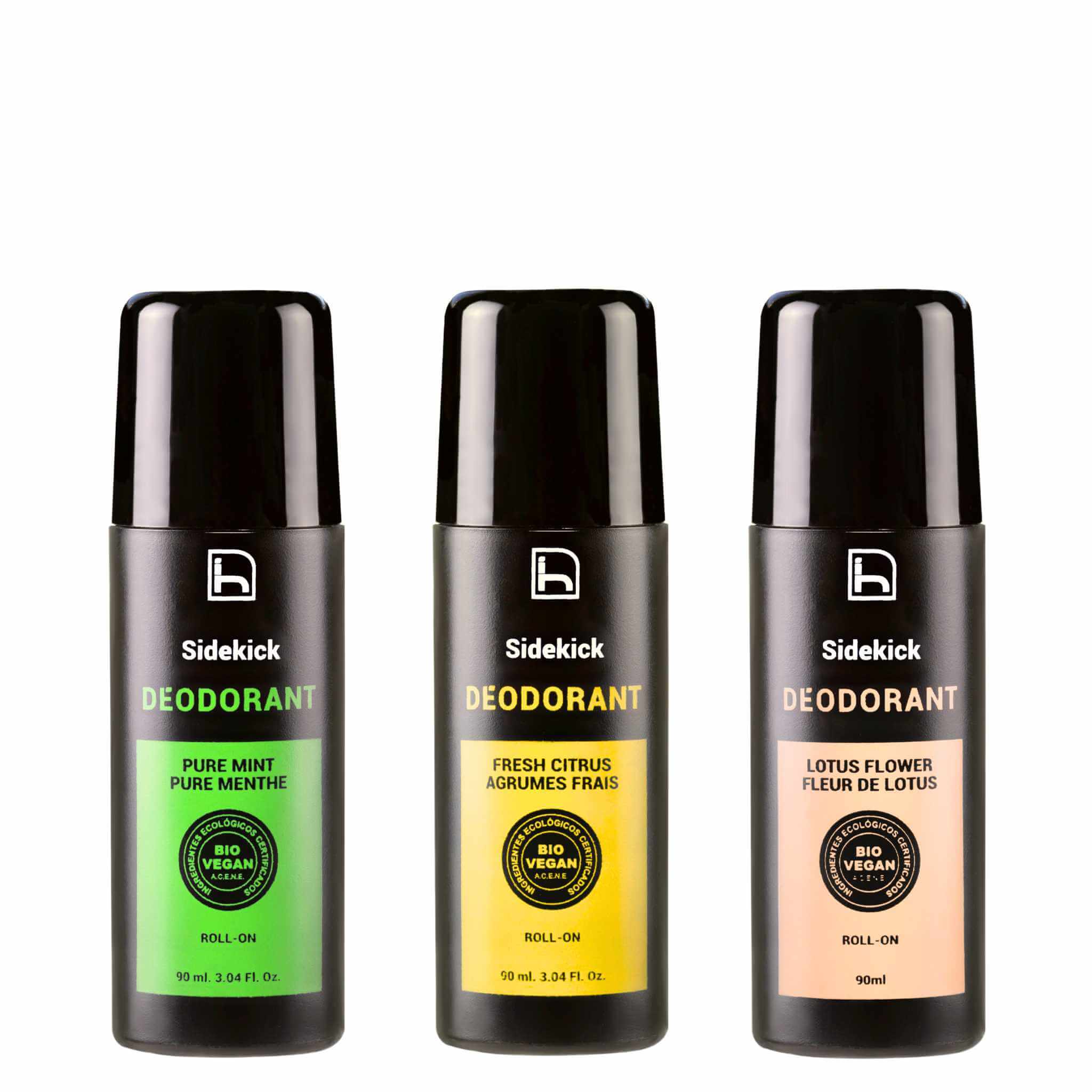 Surtido 3 Desodorantes para Hombre - Menta + Citrus + Lotus Flower