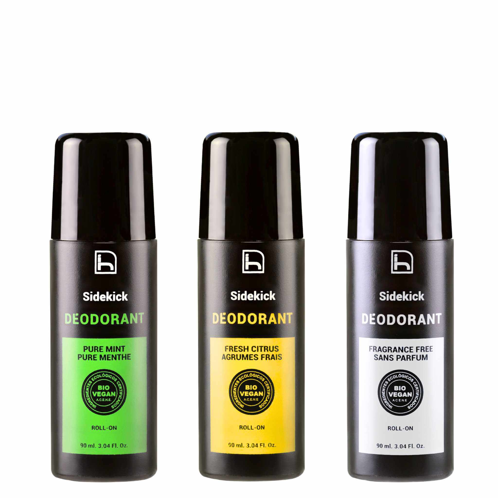 Surtido 3 Desodorantes para Hombre - Menta + Citrus + Sin Fragancia