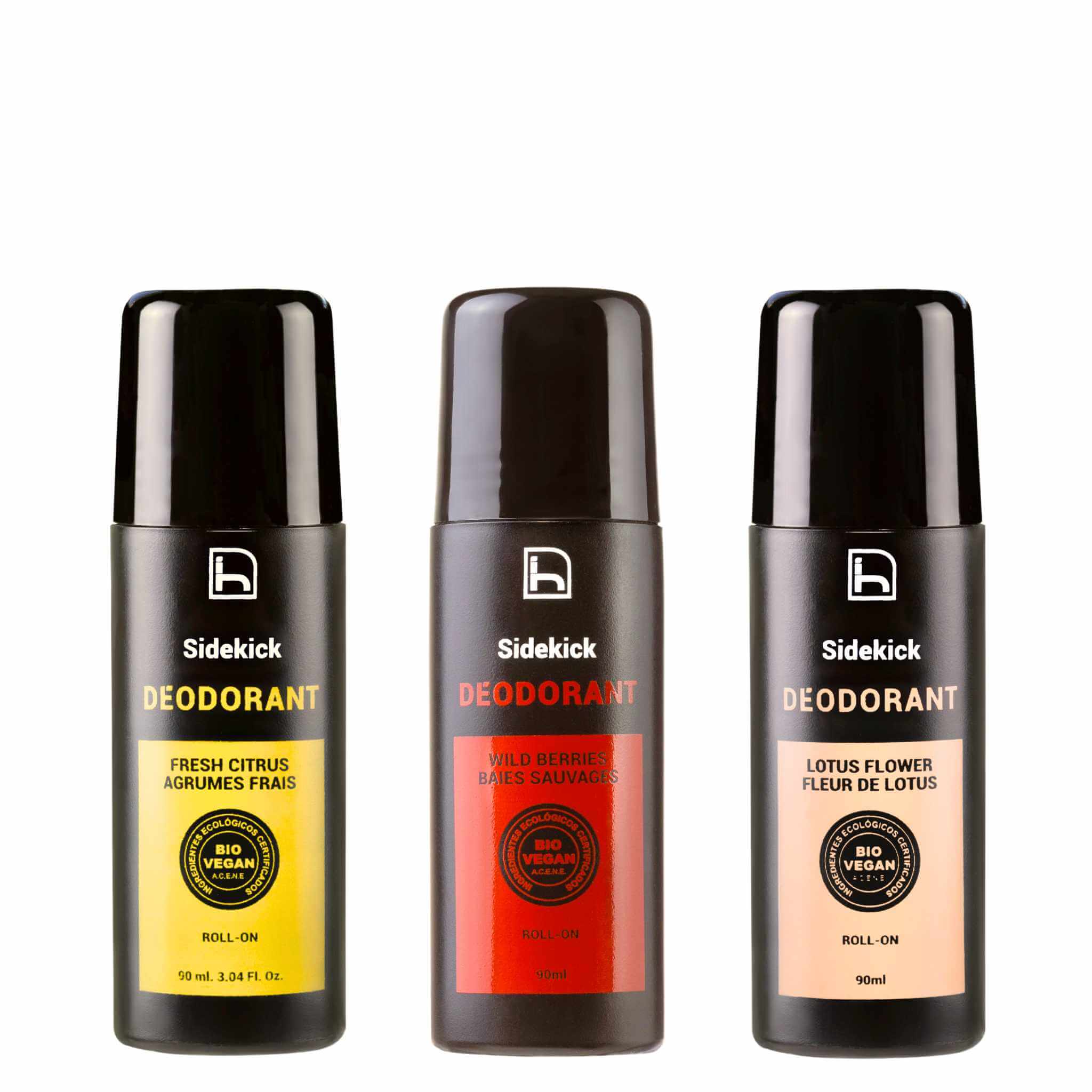Surtido 3 Desodorantes para Hombre - Citrus + Frutos Rojos + Lotus Flower