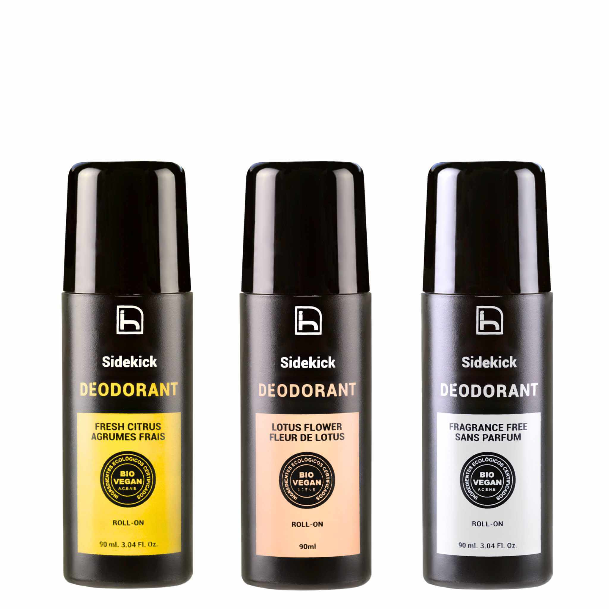 Surtido 3 Desodorantes para Hombre - Citrus + Lotus Flower + Sin Fragancia