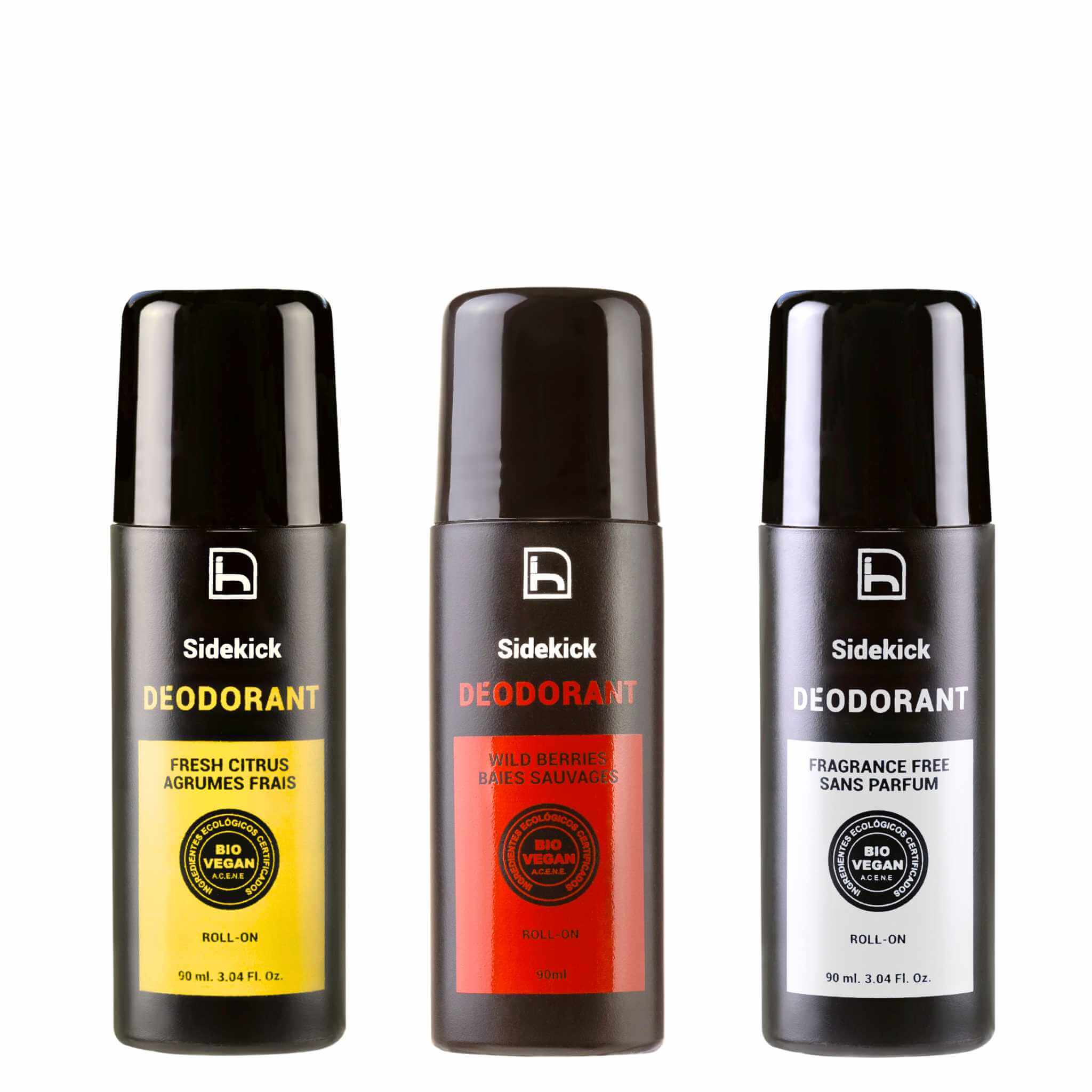 Surtido 3 Desodorantes para Hombre - Citrus + Frutos Rojos + Sin Fragancia