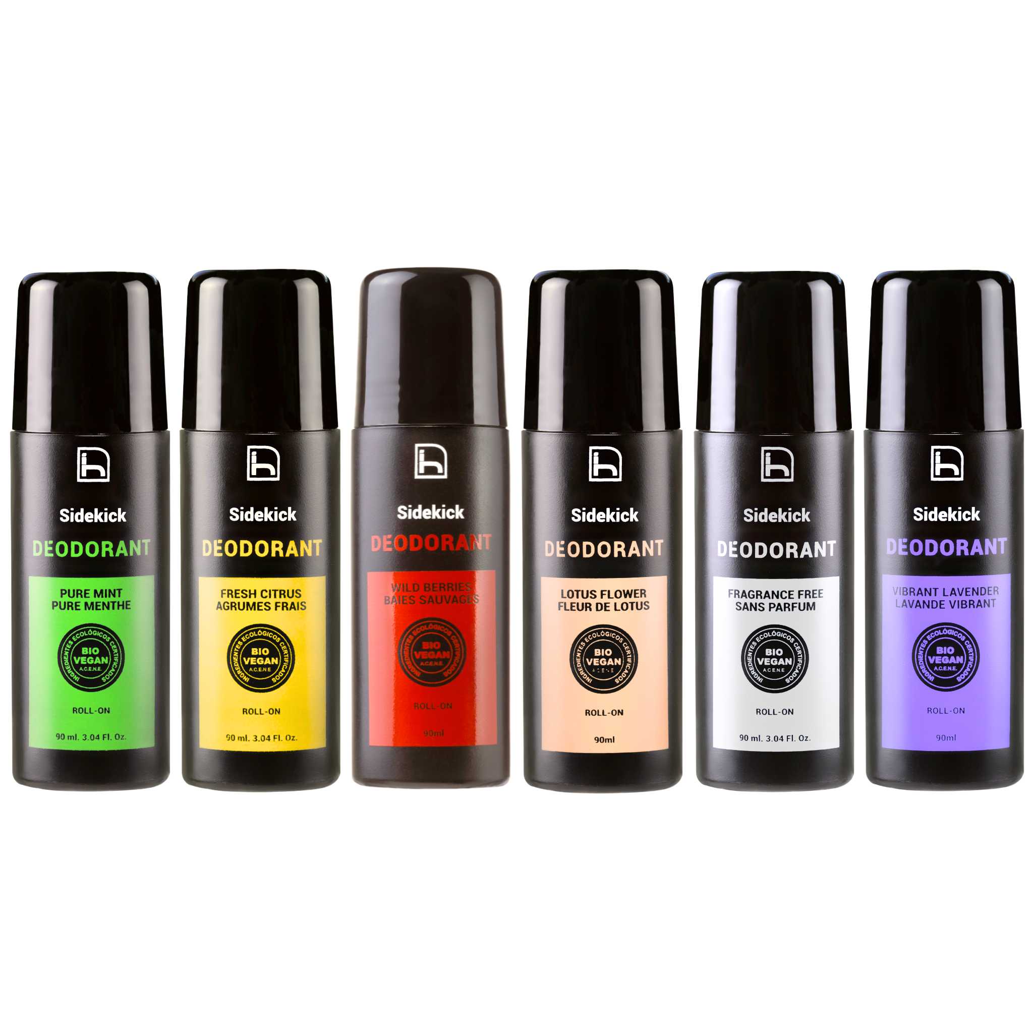 Kit de 6 Desodorantes Naturales