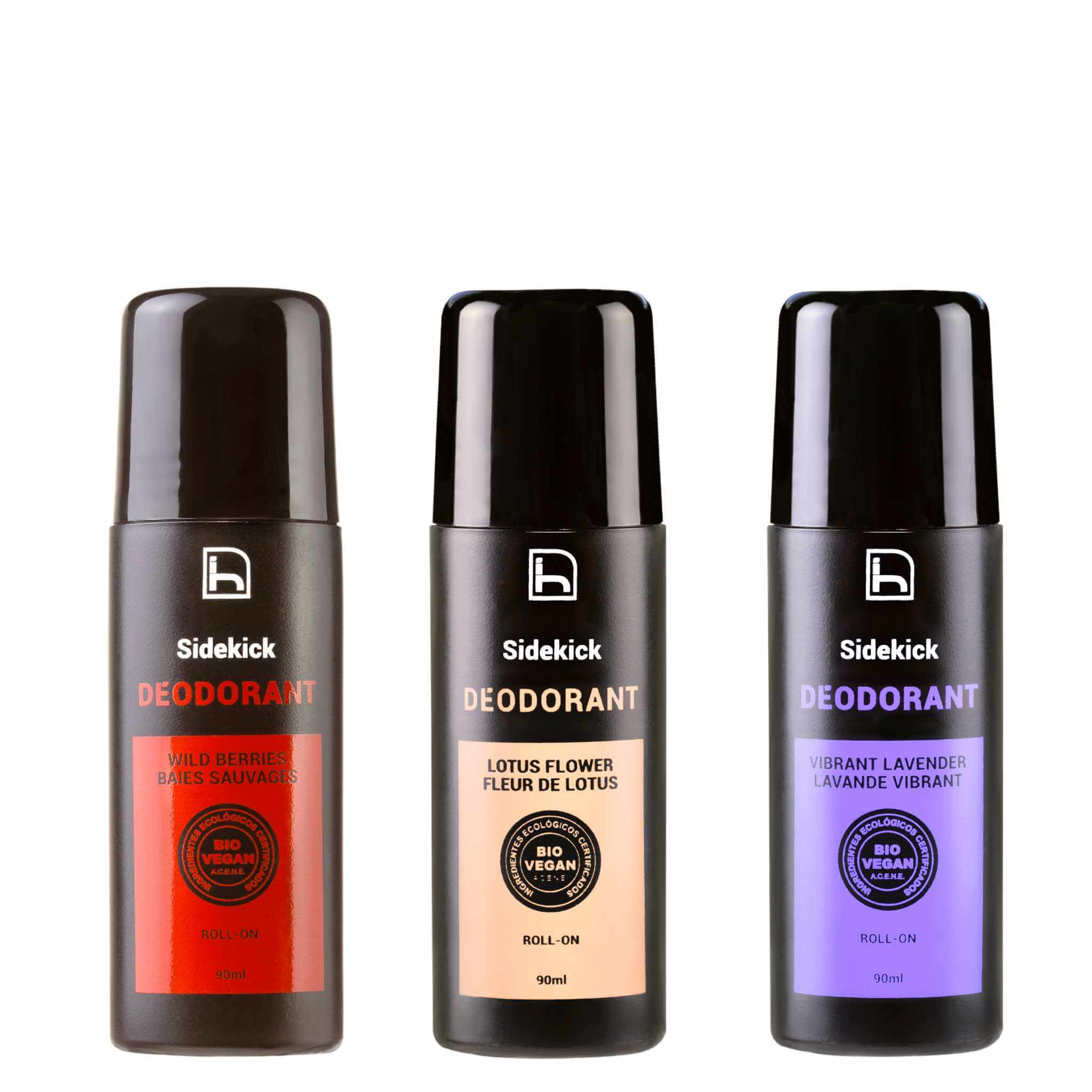 Surtido 3 Desodorantes para Hombre - Frutos Rojos + Lotus Flower + Lavanda