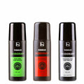 Surtido 3 Desodorantes para Hombre - Menta + Frutos Rojos + Sin Fragancia