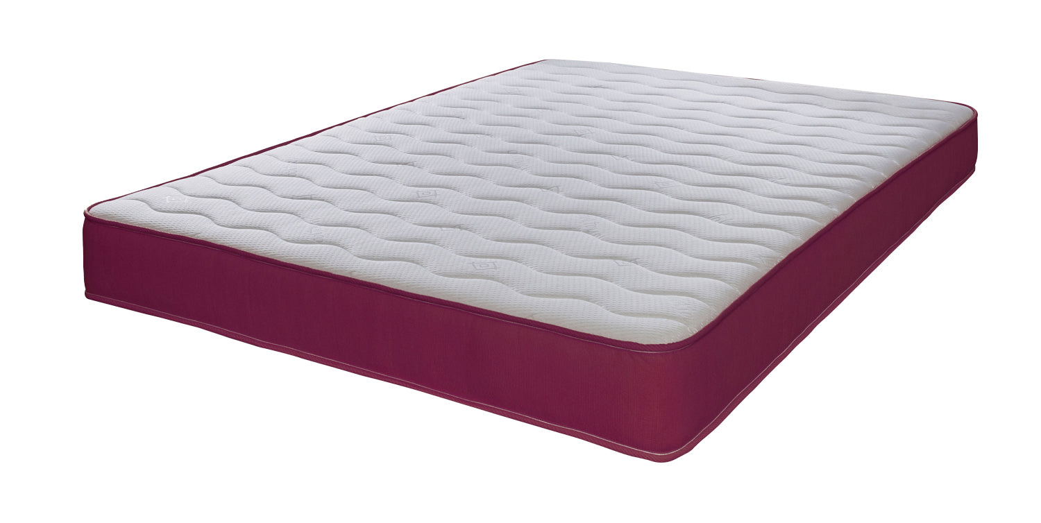Cooltouch Colours 17CM Hybrid Memory Foam & Pinna-Coil Innerspring Mattress - Purple / Small Single (75cm by 190cm)