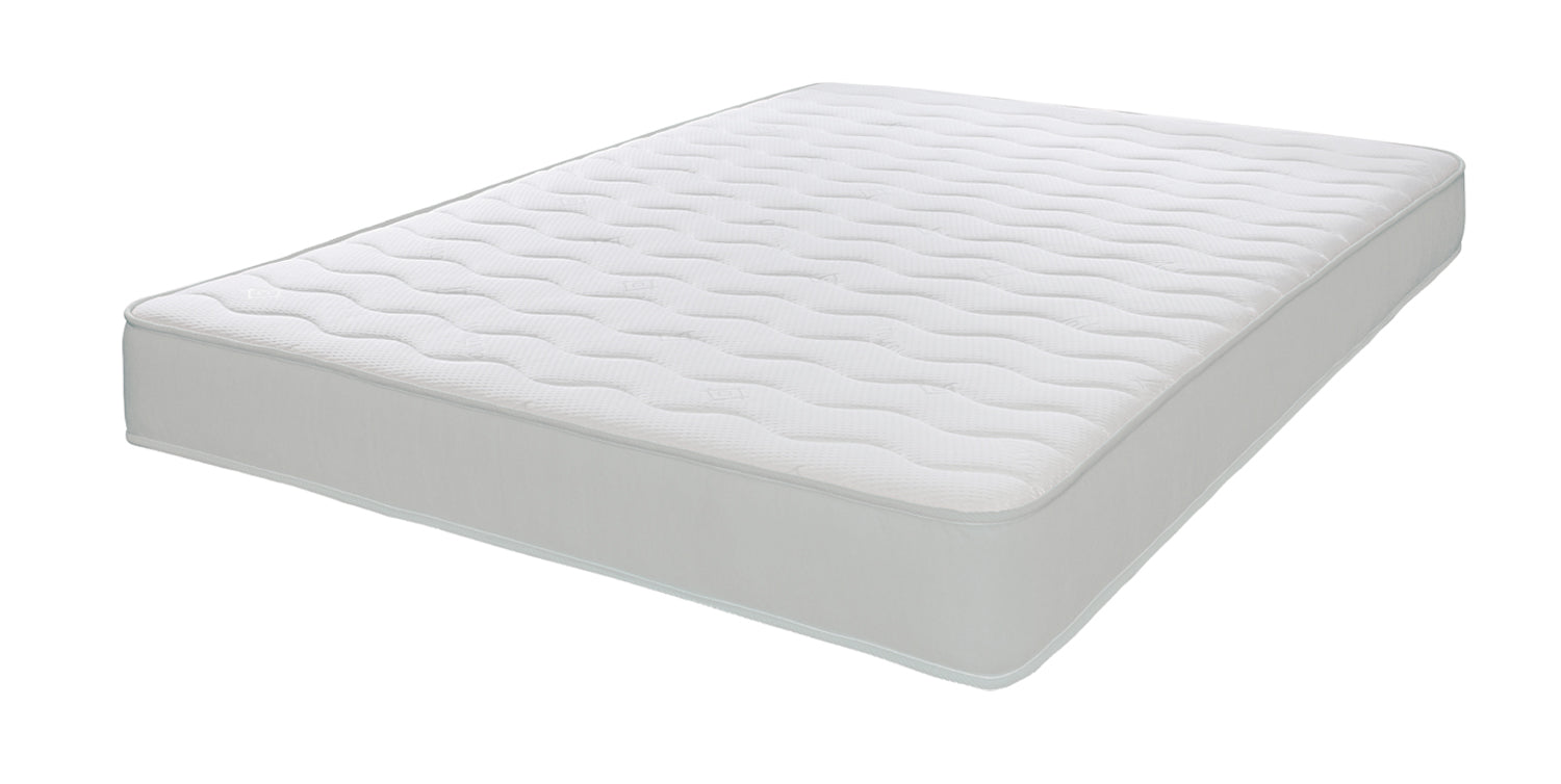 Cooltouch Colours 17CM Hybrid Memory Foam & Pinna-Coil Innerspring Mattress - White / European Double (140cm by 200cm)
