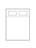 Standard Rectangle - Any Size up to Single | 3FT (90cm) Wide / 10 Inches Deep - 7" Reflex Foam & 3" Memory Foam (Firmness: Medium Soft) / No