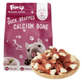 Duck Wrapped Calcium Bone Dog Treats, Rawhide-Free High-Protein Chews for Puppies & Small Dogs, 10.6 oz