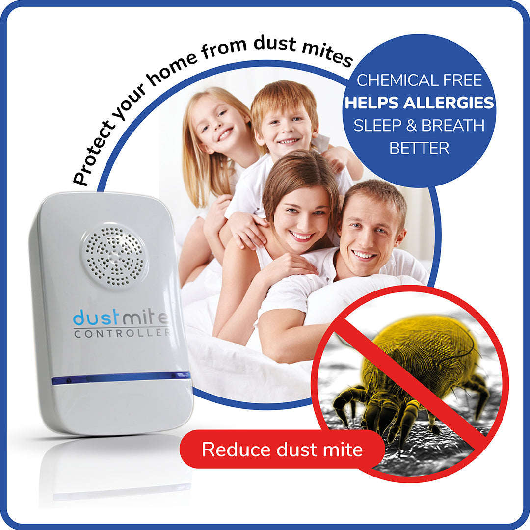 Dust Mite Controller for Asthma Dust Mite Allergies and Eczema - 4 x Dust Mite Controllers