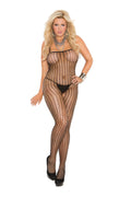 Crochet Bodystocking - BLACK / Q/S