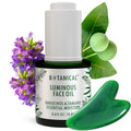 Bakuchiol & Tamanu Face Oil Serum | Natural Retinol Alternative | Vitamin C & Astaxanthin | Gua-Sha Tool Included | Essential - Full Size (0.6 Fl Oz)
