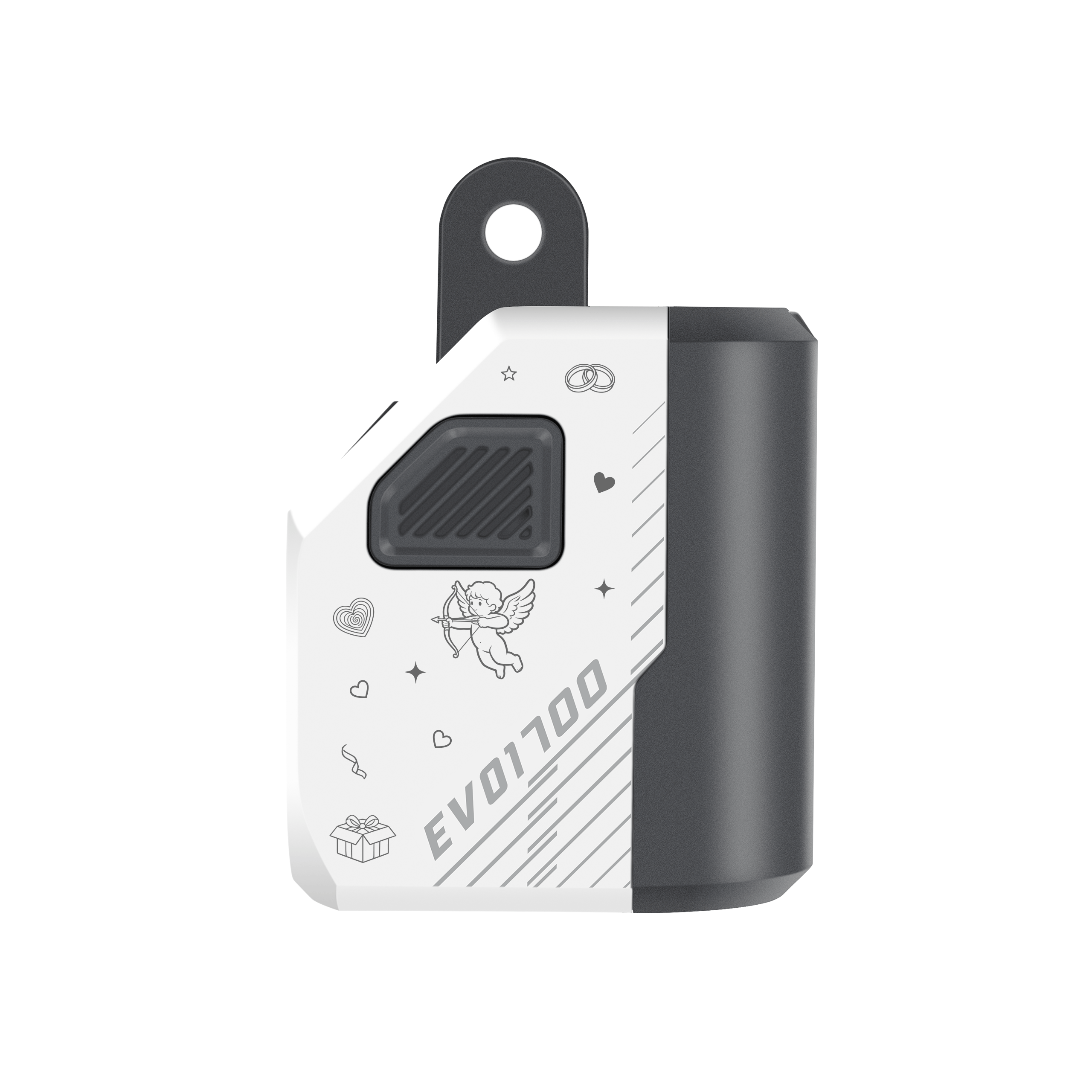 EVO 1700 Underneath Mounted Bike Light - White laser-engraved version
